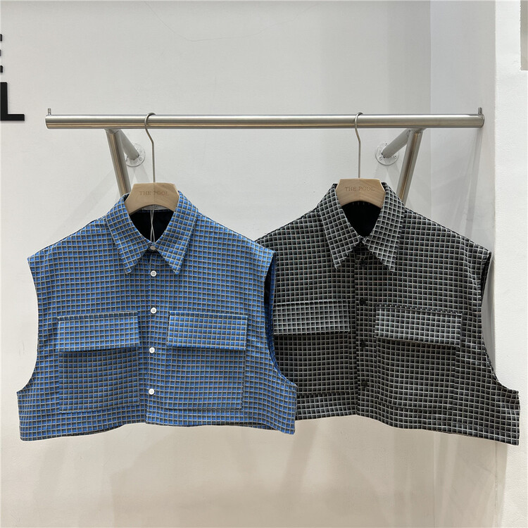 "THE POOL" Korean fashion short waistcoat K2221# ZZL