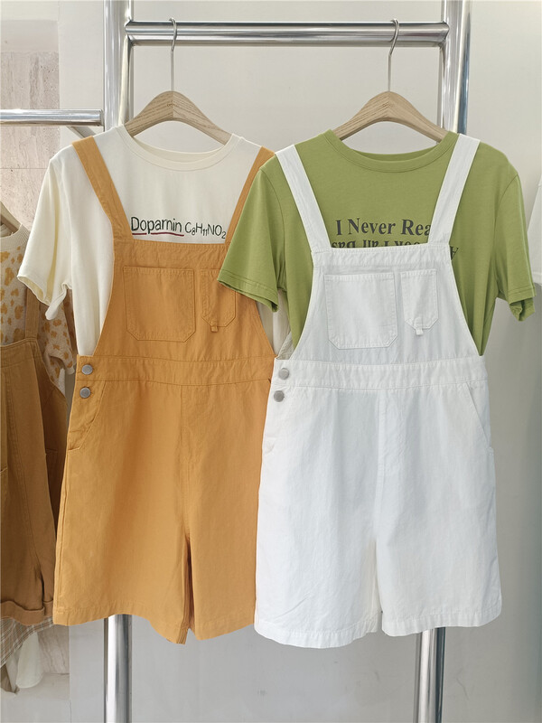New in early summer! [Boran buran] Korean version thin solid color suspenders 7235# XYY