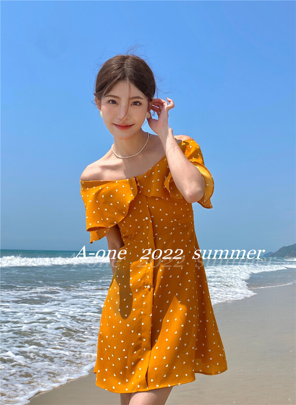 New in early summer! [A-One] elegant retro polka dot dress 22115# hjy