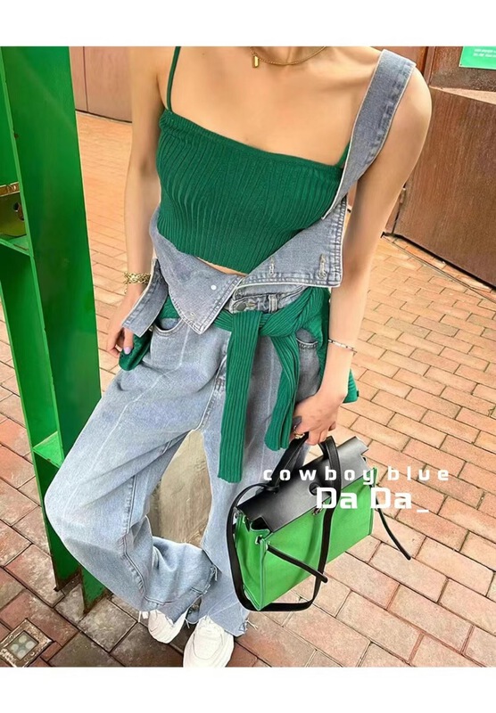 New in early summer! [dada] slit slim suspenders 7101# zxl