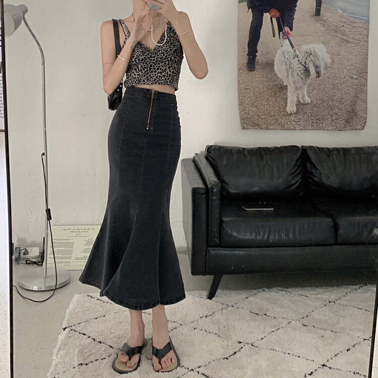 New year in early spring! [baerman] slim fishtail fashion skirt 9648# HBx
