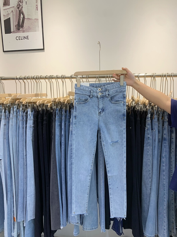 [T.H] straight skinny versatile jeans 99011# LSW
