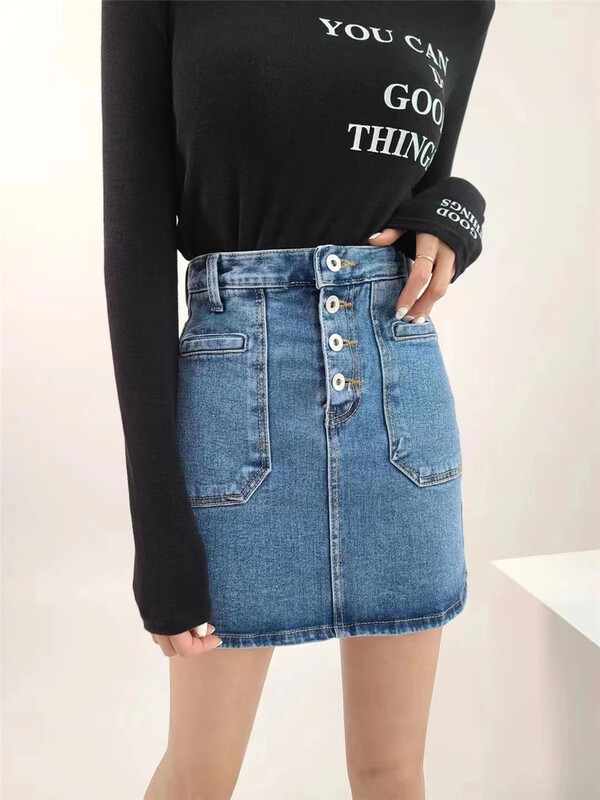 [double. J] Korean short denim skirt 535# PCZ