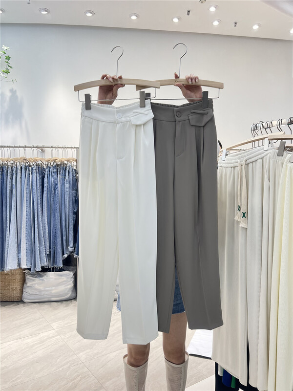 New year in early spring! [iris iriisy] simple, personalized, versatile and slim trousers 5917# LSL