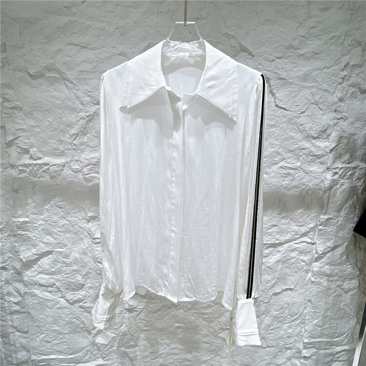[kunswear] elegant single breasted shirt 30026# XYJ