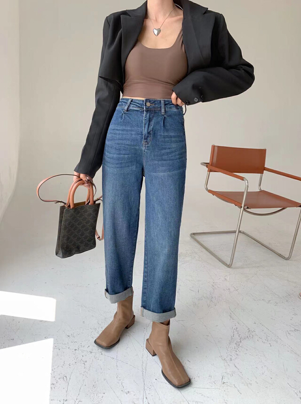 [JFT] fashionable elastic Harlan jeans j3578# CLS