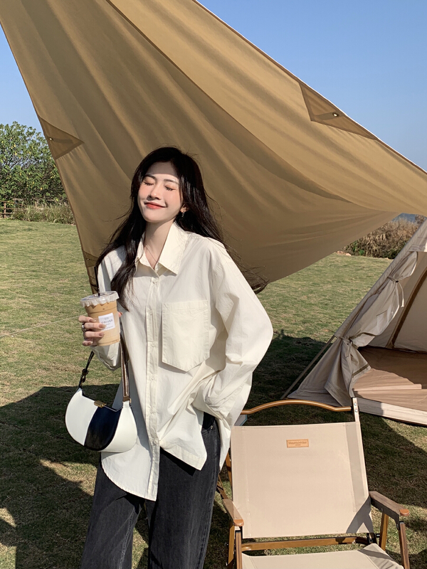 New year in early spring! [run. 7] Korean simple design shirt 21005# XYJ