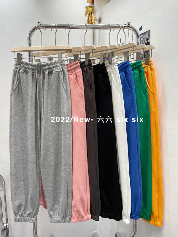 New year in early spring! [66] Korean version versatile casual simple version super foreign style slim casual pants 16001c# L