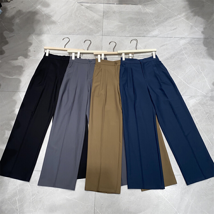 goods in stock! New year in early spring! [Okla] Korean solid color versatile trousers 127# ozq