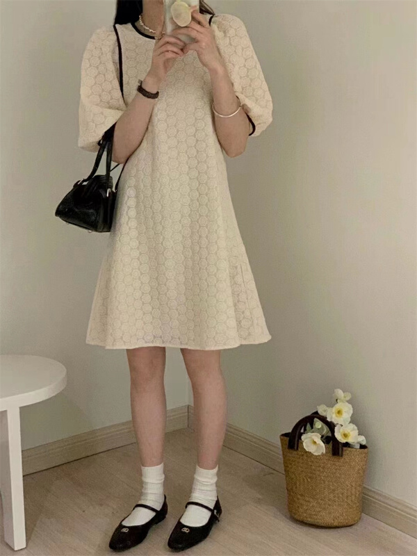 [are you] color blocking lady dress ys1-917# ll