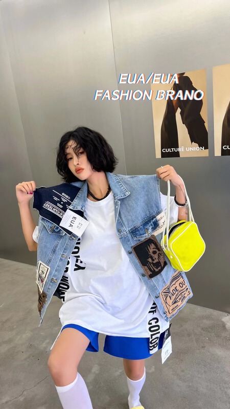 [European and American trend] Korean single breasted comfortable vest (only vest) 3016# L