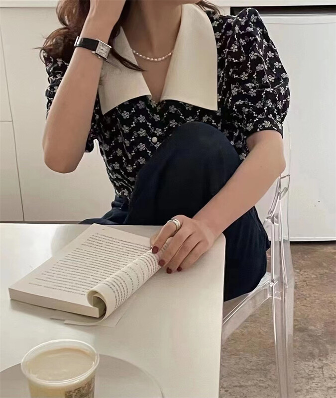 [thanku] Korean style fresh and retro shirt 185# zjy
