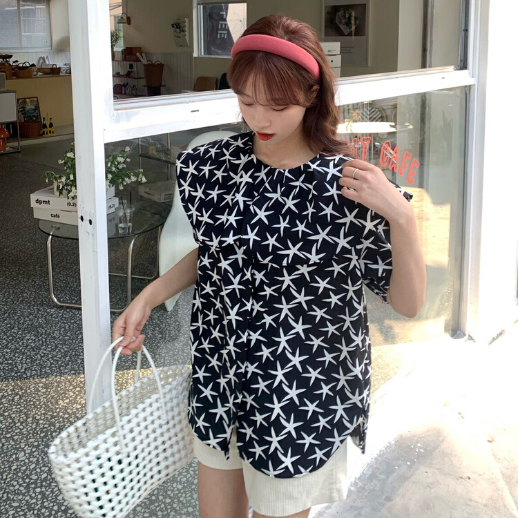 New in early summer! [ycnana] simple, loose and versatile casual shirt 83895# LSW