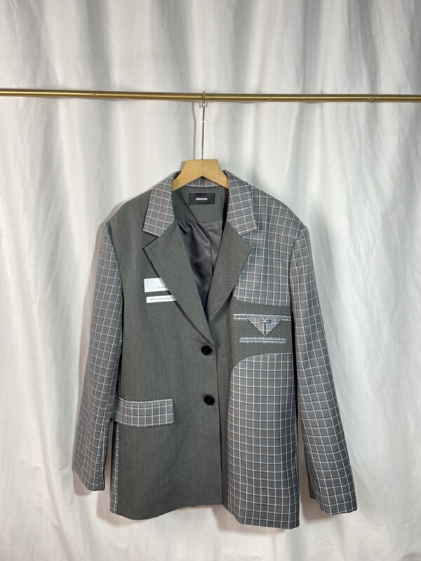 New in early summer! [yspy store] commuter letter printed loose suit ys1-846# Cl