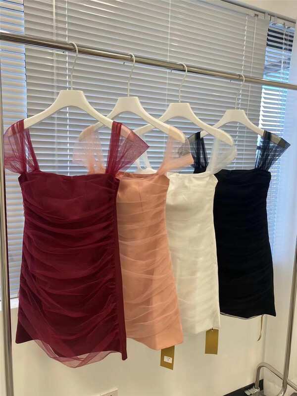 New in early summer! [Yandian] little woman looks thin solid slim dress 3134# JJ