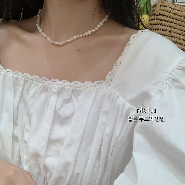 [Xiaoxiaojia] square neck fashion versatile small shirt 80551# WTT