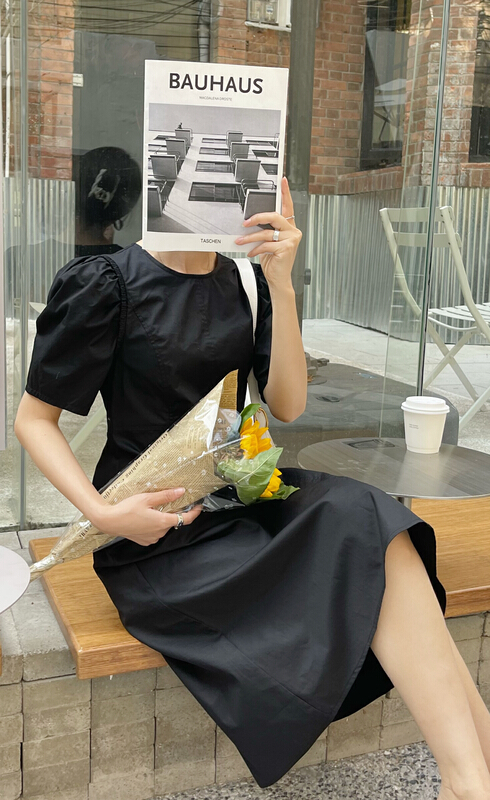 New year in early spring! [context sense] side arc elegant texture dress tts1369# CLS