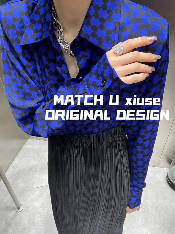 New year in early spring! [match. U] light cooked style niche loose shirt 701-1# LSW