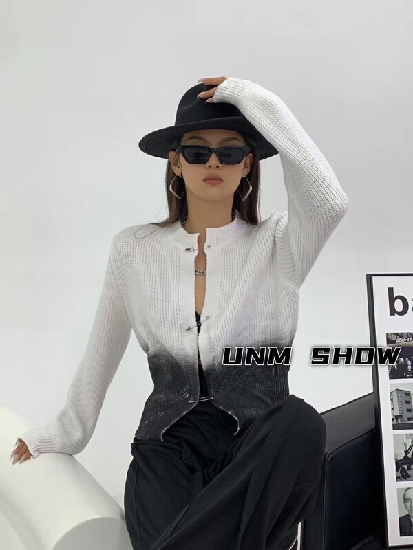 New year in early spring! [unm-show] fashion design hanging dyeing sweater 6121# WTT
