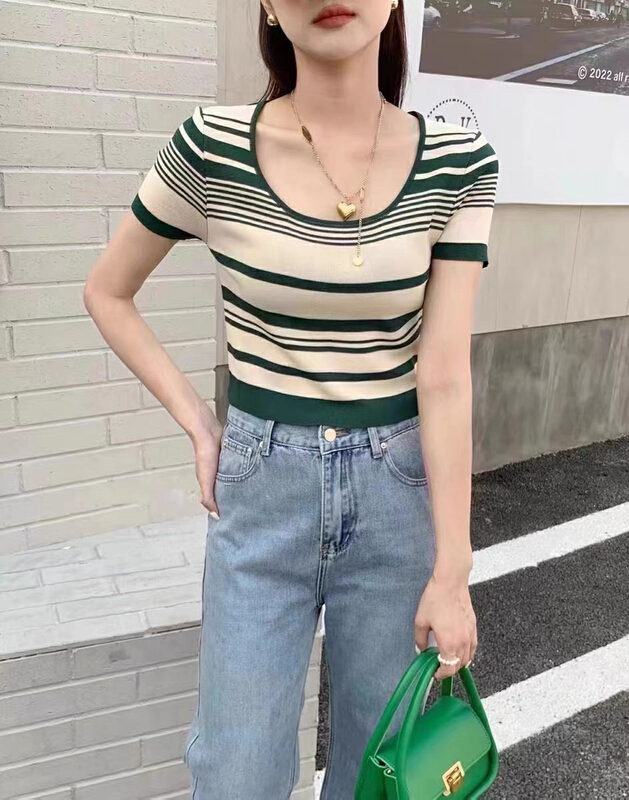 [f · P] design sense niche stripe sweater 1585# HBx
