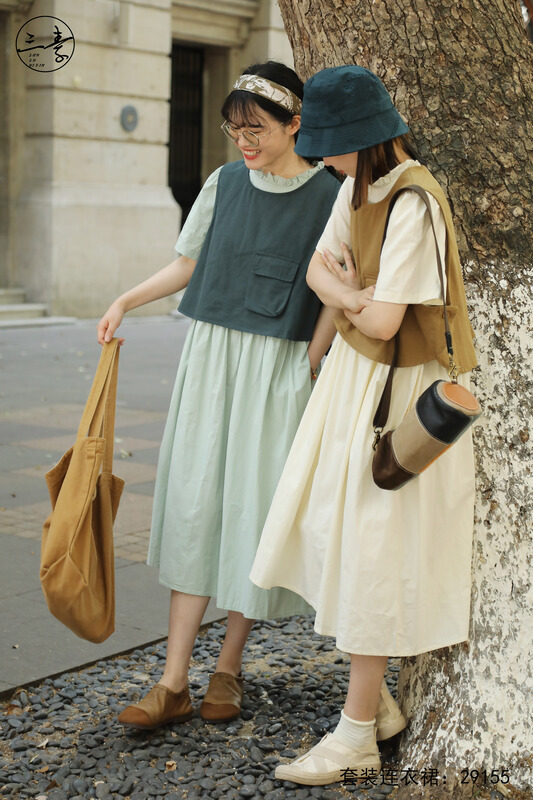 [original of three plain clothes] simple temperament casual shirt + Japanese slim solid dress suit 29155# XYJ