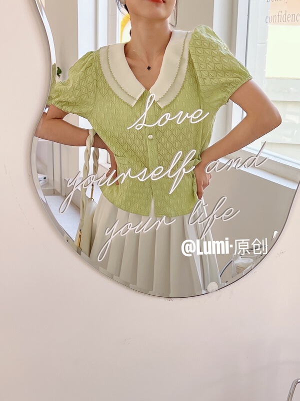 New in early summer! [Lumi] heavy industrial design, retro and thin short coat 82279# ll