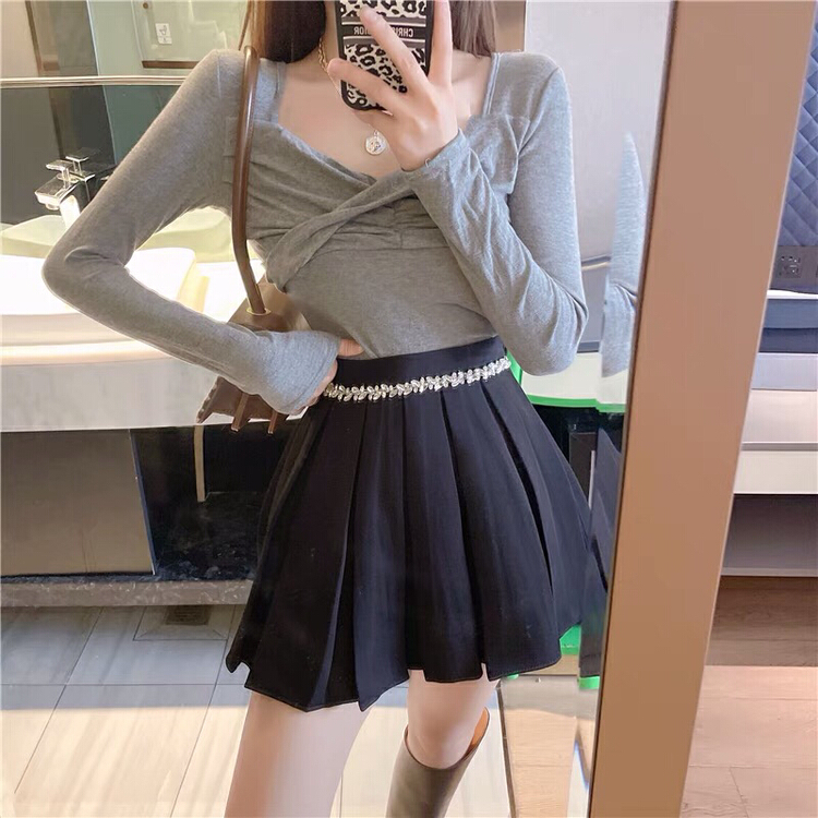 New in early summer! [Danling] pleated design, niche skirt 0871# PCZ
