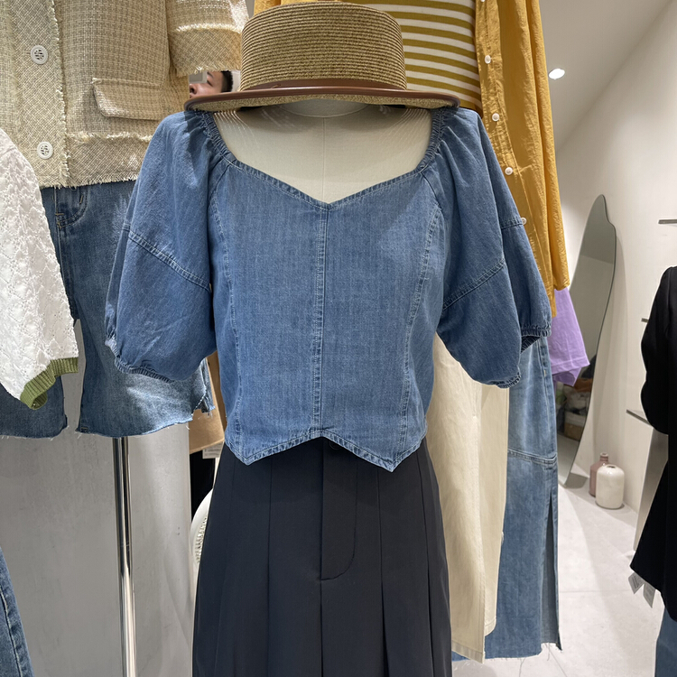 New year in early spring! [Boran] Korean slim and versatile small shirt 2b7095# LSW