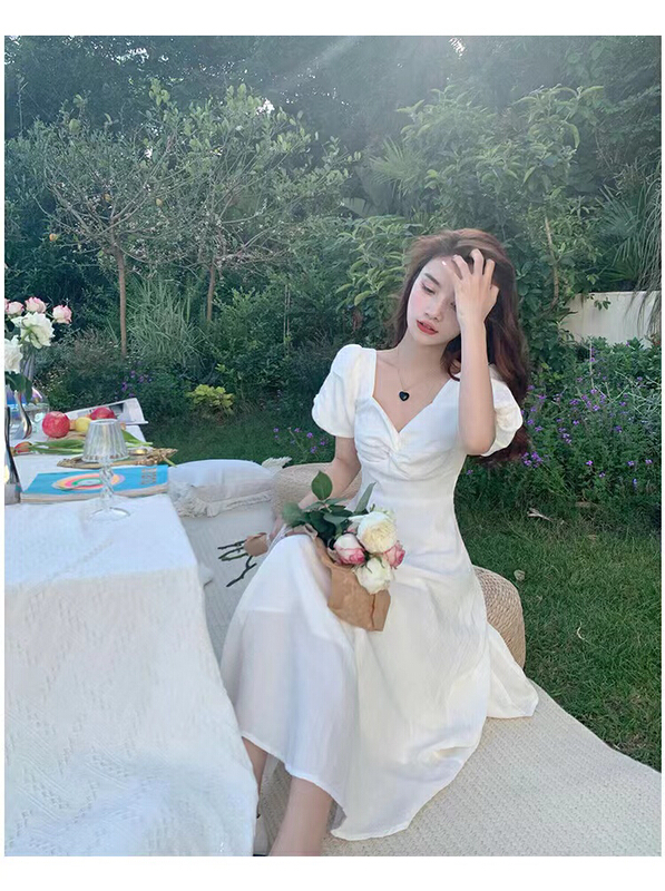 [S. small age] waist closing lady dress ys1-9933# hjy