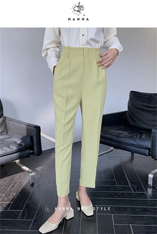 New year in early spring! [Hanna Hanna] simple commuter pants 3017# XJ