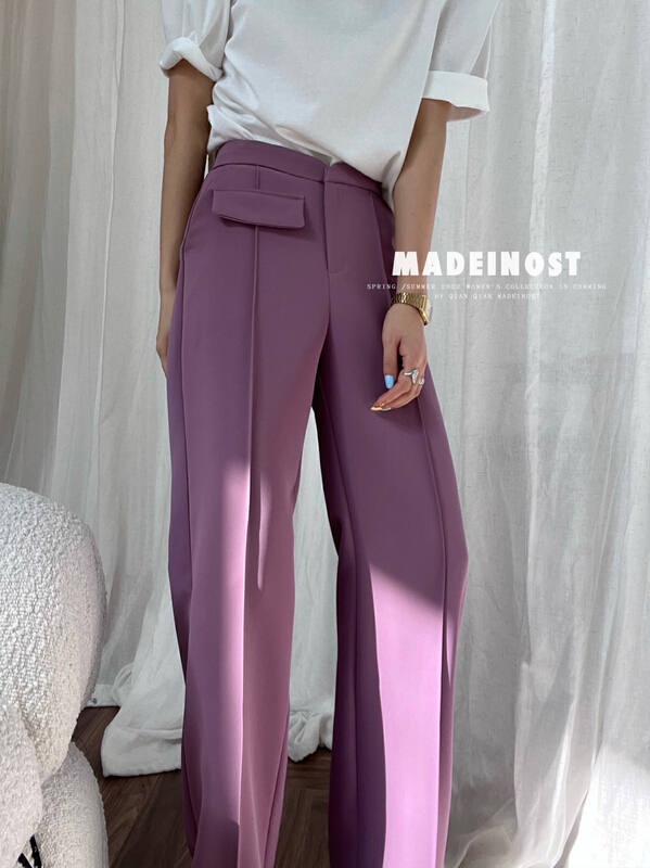 New year in early spring! [OSHA madeinost] design waist fashion trousers 86167# ll