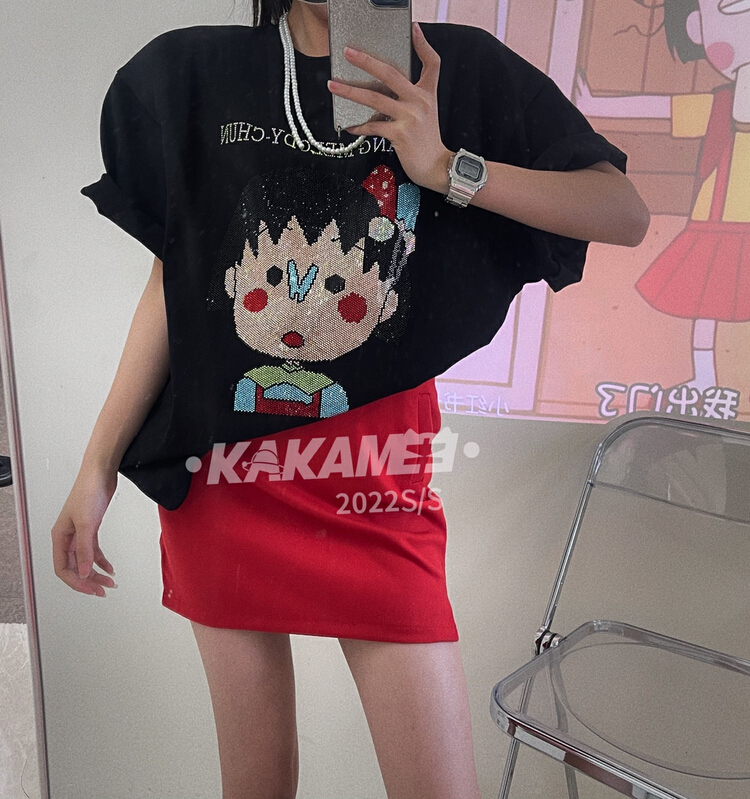 goods in stock! New in early summer! [kakamee] Cherry balls cartoon short sleeve T-shirt s317-1# LSL