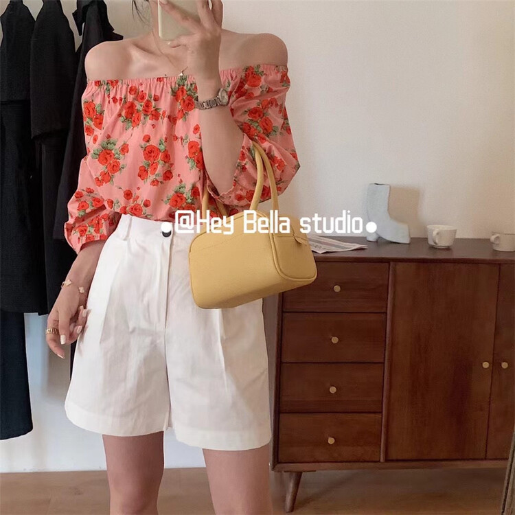 【HEY BELLA】顯瘦碎花舒適小衫  B2204#  LL