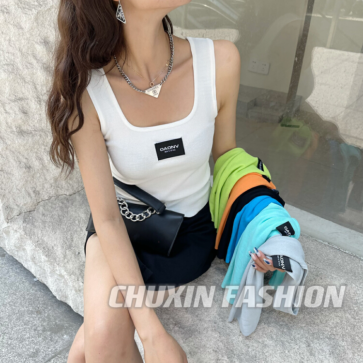 [c.x Chuxin] versatile letter labeled Spice Girl vest / sling z100# WTT