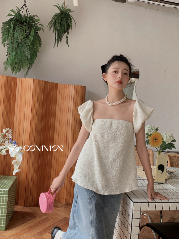 [so common] slim shirt 62473# XYJ with straight shoulder