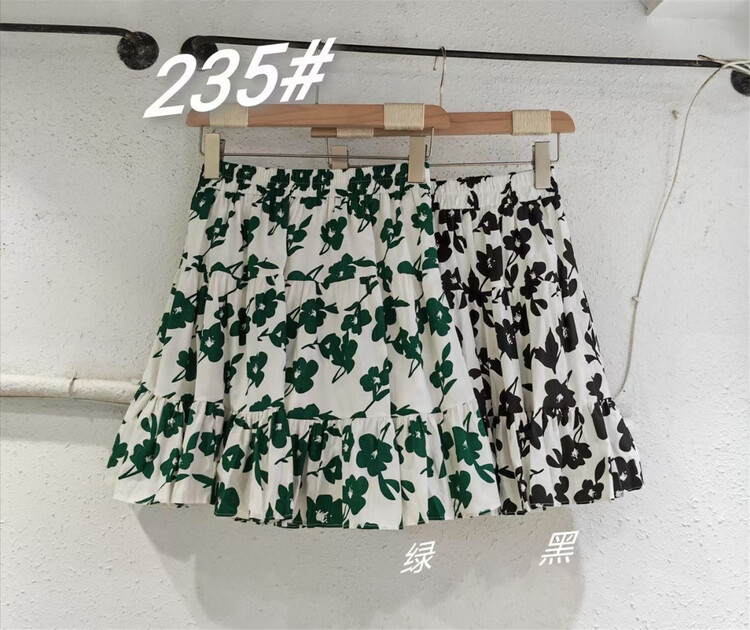 goods in stock! [Shangpin Wanqian] Korean version small fresh broken flower short skirt ys1-235# hjy
