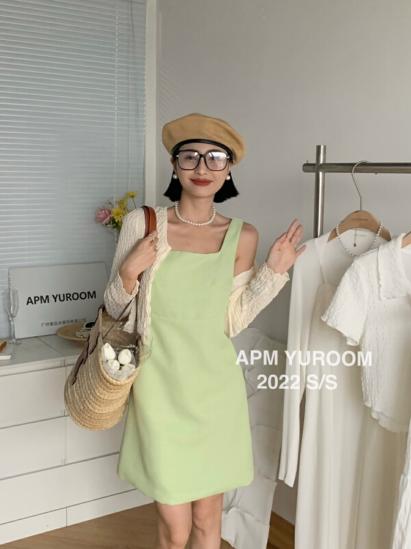 [APM yuroom] Korean versatile vest dress 022930# LSL