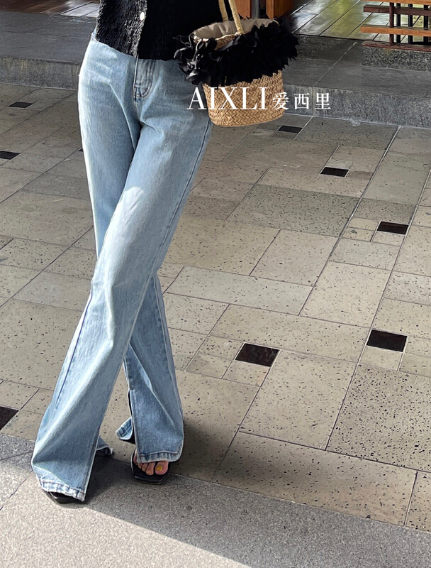 New year in early spring! [aixili aisili] temperament fashion Korean jeans 7586# ozq