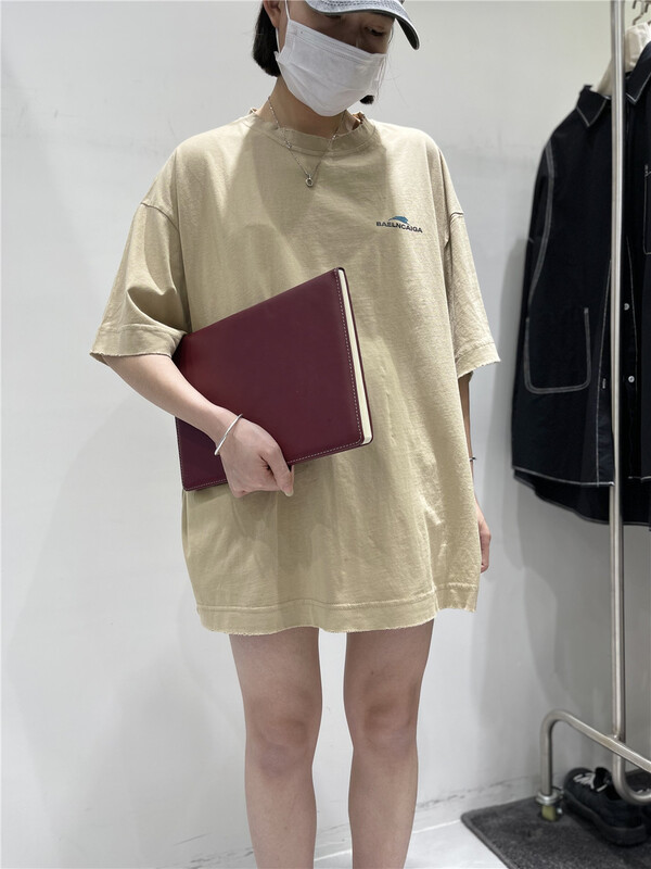 [original by hnhl] Korean round neck Pullover short sleeve T-shirt 17827x# L