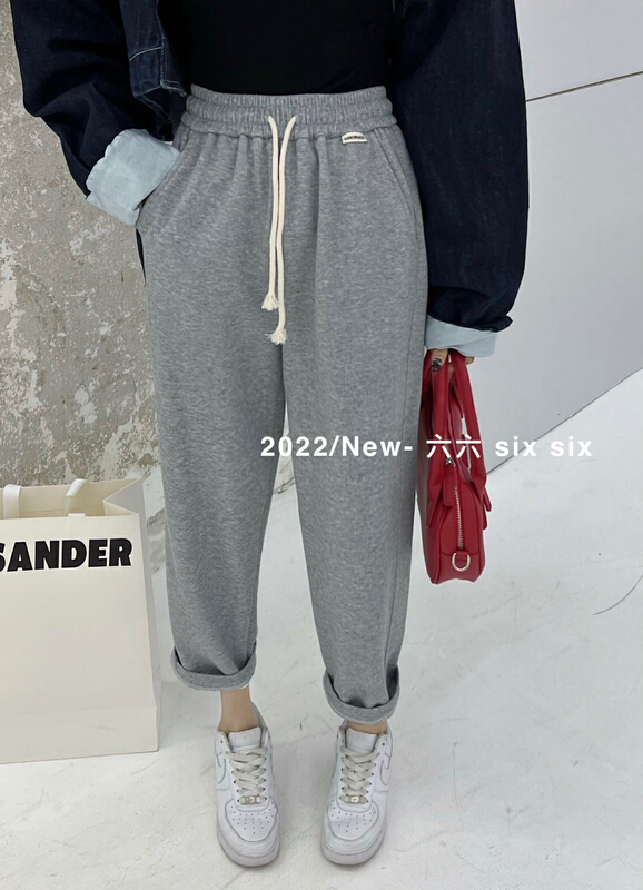 New year in early spring! 【 66 】 slim and comfortable Korean casual pants 16025# L