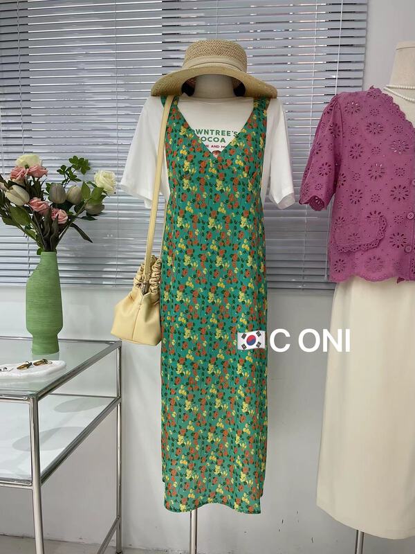 New in early summer! [C oni] Pop Chiffon Printed Dress ys1-c363-fm1857# HLL