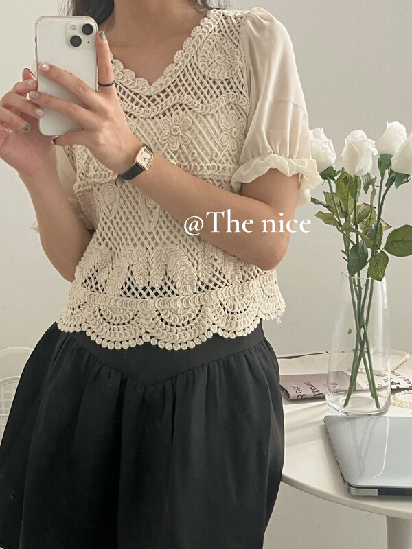 [the nice] simple and versatile slim short sleeve T-shirt 00298# hjy