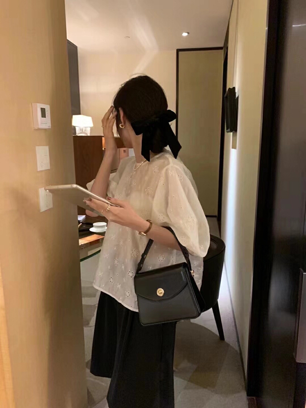 [xiaokoujia] Korean versatile T-shirt with round neck (only selling t-shirts) 80570# WTT