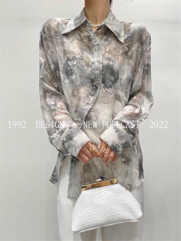 [1992] design sense jacquard fashion shirt 3770# XYJ