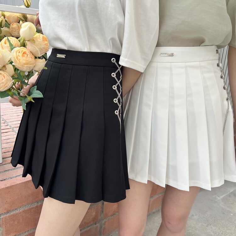 New in early summer! [Shufeng] design sense retro leisure comfortable skirt q5773-1# LSL