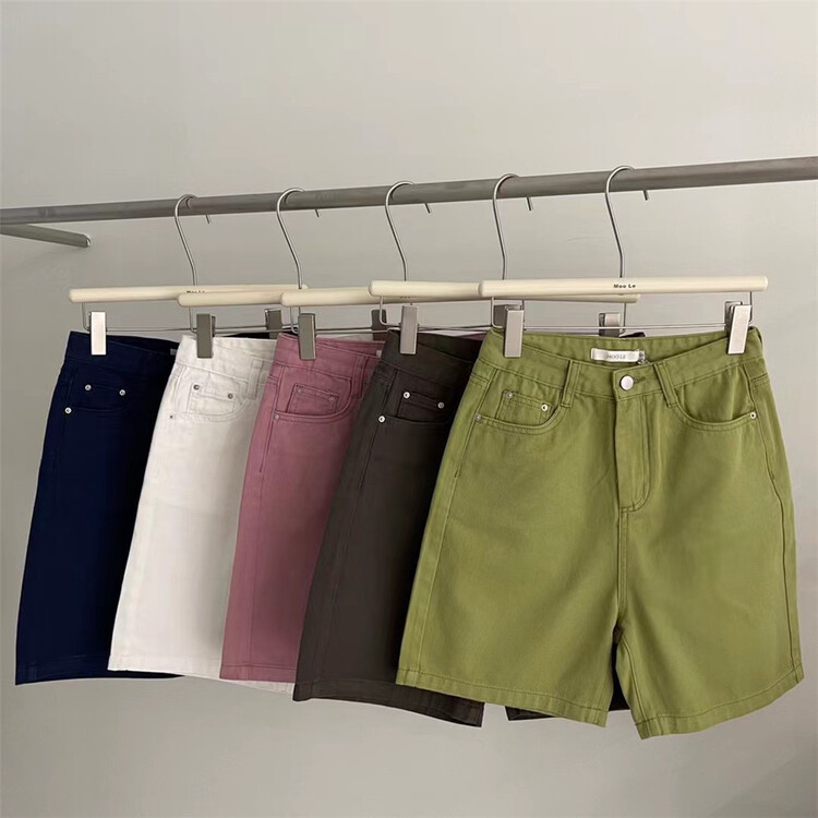 New in early summer! [moo Le] simple foreign style and versatile denim shorts ys1-22019# CLS