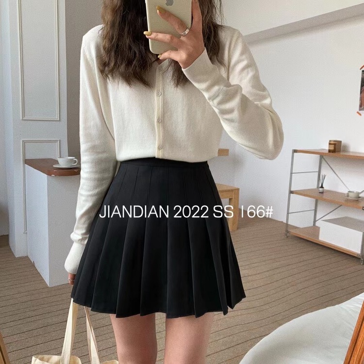 New year in early spring! [Focus] slim and versatile slim pleated skirt 166# HBx
