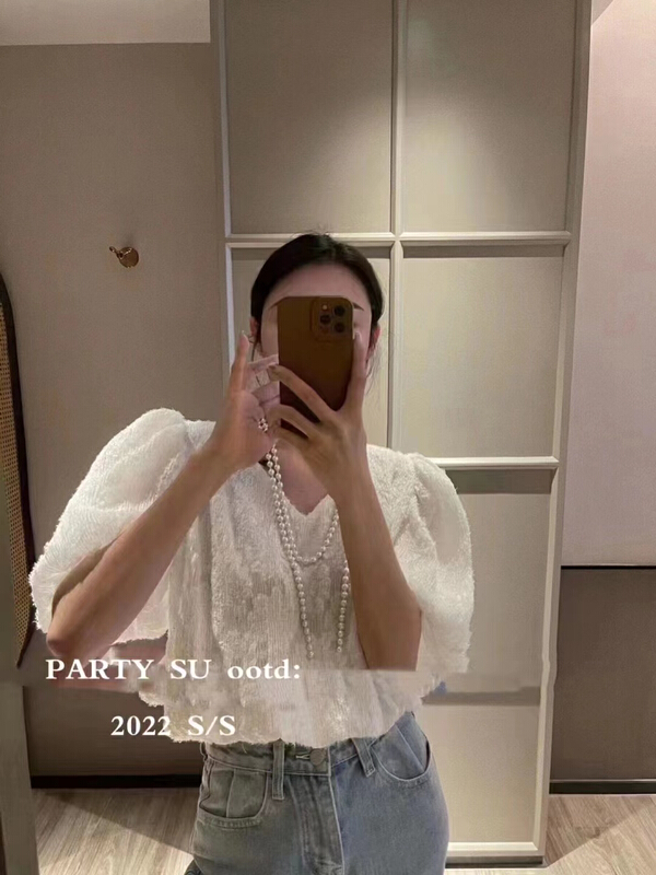 New in early summer! [I do] Korean simple and versatile blouse (excluding matching) 8063# cqw
