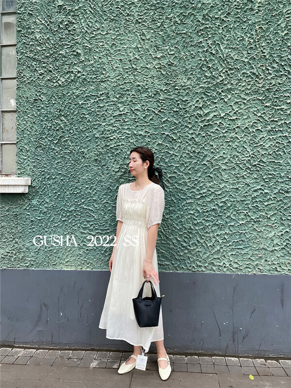 [Gusha] sweet and versatile slim dress ys1-6136# WPL