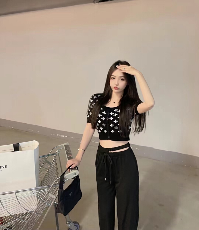 【潘】辣妹甜酷風別致顯瘦針織開衫  00360#  PCZ